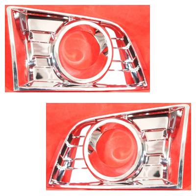 Rareelectrical - New Front Left And Front Right Fog Light Trim Compatible With Ford Edge Se 6 Cyl 3.5L Edge Limited 6 - Image 3