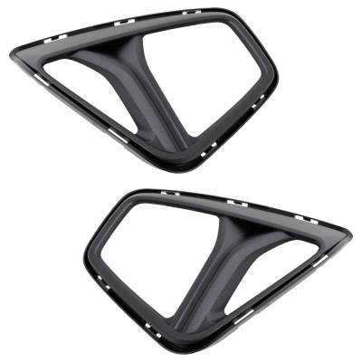 Rareelectrical - New Front Left And Front Right Fog Light Trim Compatible With Chevrolet Blazer L Blazer Base - Image 2