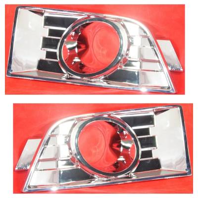 Rareelectrical - New Front Left And Front Right Fog Light Trim Compatible With Ford Edge Sel 6 Cyl 3.5L Edge Limited - Image 2