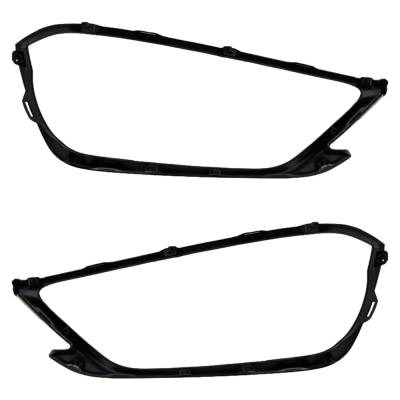 Rareelectrical - New Front Left And Front Right Fog Light Trim Compatible With Acura Tlx Base 4 Cyl 2.4L Tlx Base 6 - Image 5