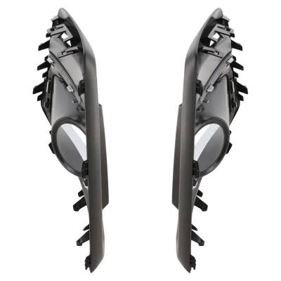 Rareelectrical - New Pair Of Fog Light Trim Compatible With Audi Q5 Premium 4 Cyl 2.0L Q5 Progressiv 4 Cyl 2.0L - Image 7