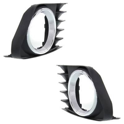 Rareelectrical - New Front Left And Front Right Fog Light Trim Compatible With Toyota Prius V Base Prius V Three - Image 3