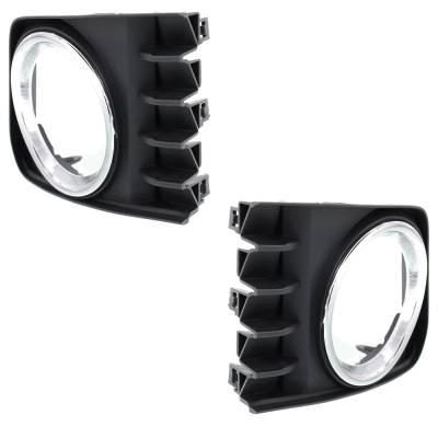 Rareelectrical - New Front Left And Front Right Fog Light Trim Compatible With Toyota Prius V Two Prius V Five - Image 2