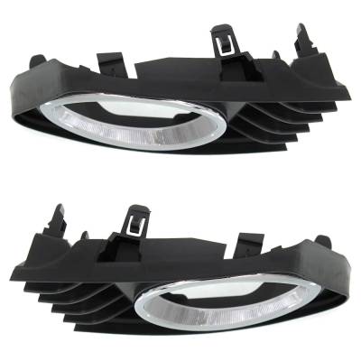 Rareelectrical - New Front Left And Front Right Fog Light Trim Compatible With Toyota Prius V Base Prius V Three - Image 4