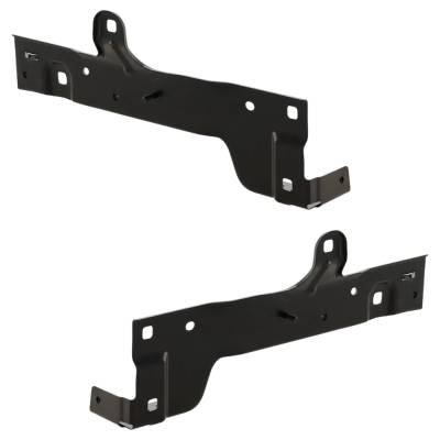 Rareelectrical - New Pair Of Headlight Bracket Compatible With Cadillac Chevrolet Gmc Escalade Esv Sport 6 Cyl 3.0L - Image 6