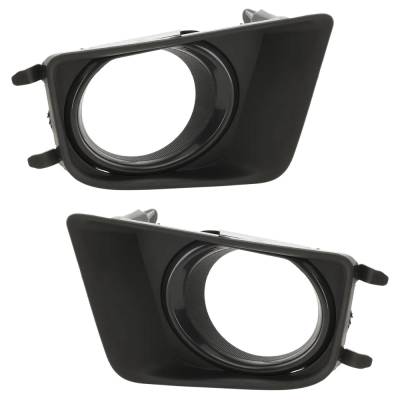 New Front Left And Front Right Fog Light Trim Compatible With Toyota Tacoma Pre Runner Tacoma Trd