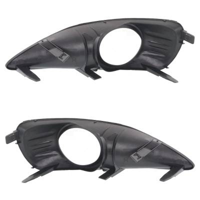 Rareelectrical - New Front Left And Front Right Fog Light Trim Compatible With Toyota Matrix Xr 4 Cyl 2.4L Matrix S 4 - Image 5