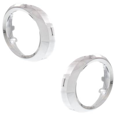 Rareelectrical - New Pair Of Fog Light Trim Compatible With Mercedes Benz E300 4Matic 6 Cyl 3.5L E550 4Matic 8 Cyl - Image 2