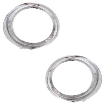 Rareelectrical - New Pair Of Fog Light Trim Compatible With Mercedes Benz E300 4Matic 6 Cyl 3.5L E550 4Matic 8 Cyl - Image 5
