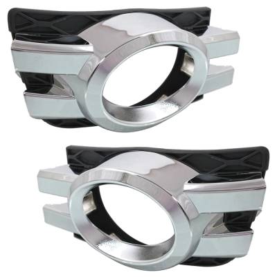 Rareelectrical - New Front Left And Front Right Fog Light Trim Compatible With Mercedes Benz Gl550 Base 8 Cyl 5.5L - Image 3