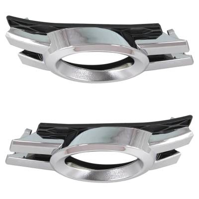Rareelectrical - New Front Left And Front Right Fog Light Trim Compatible With Mercedes Benz Gl550 Base 8 Cyl 5.5L - Image 4