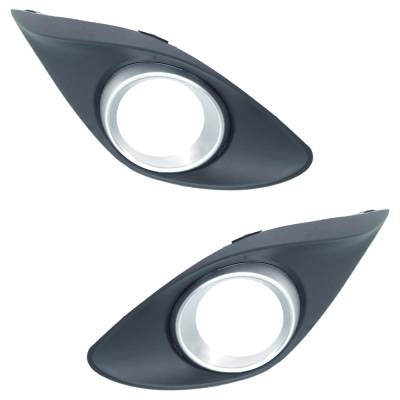 Rareelectrical - New Front Left And Front Right Fog Light Trim Compatible With Mazda 2 Gx 2 Sport 2011-2014 By - Image 2
