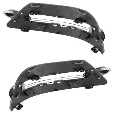 Rareelectrical - New Front Left And Front Right Fog Light Trim Compatible With Mercedes Benz C250 Sport 4 Cyl 1.8L - Image 6