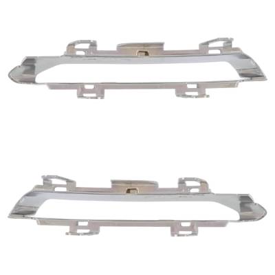 Rareelectrical - New Front Left And Front Right Fog Light Trim Compatible With Mercedes Benz Cls550 Base 8 Cyl 4.7L - Image 5