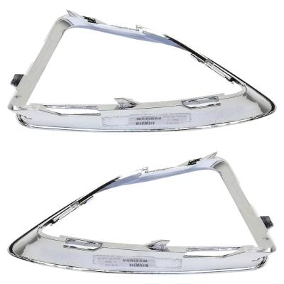 Rareelectrical - New Front Left And Front Right Fog Light Trim Compatible With Ford Fusion Sel Fusion Sport 2010-2012 - Image 5