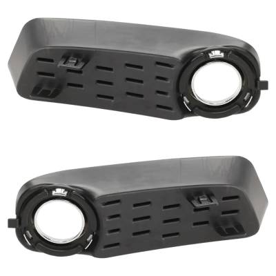 Rareelectrical - New Front Left And Front Right Fog Light Trim Compatible With Dodge Avenger Express 6 Cyl 3.6L - Image 6