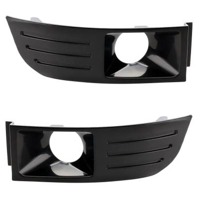 New Front Left And Front Right Fog Light Trim Compatible With Ford Flex Se Flex Sel 2009-2012 By