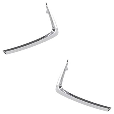 Rareelectrical - New OEM Replacement Pair Of Outer Grille Trim Compatible With Scion Toyota Yaris Ia Base 4 Cyl 1.5L - Image 2