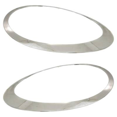 Rareelectrical - New Pair Of Headlight Bezel Compatible With Mini Cooper S 4 Cyl 1.6L Cooper Coupe 4 Cyl 1.6L - Image 3