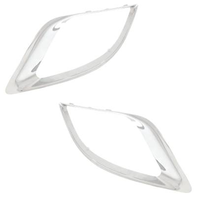 Rareelectrical - New Front Left And Front Right Fog Light Trim Compatible With Dodge Durango Limited Durango Citadel - Image 3