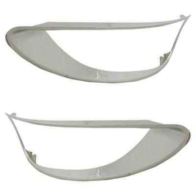 Rareelectrical - New Front Left And Front Right Headlight Bezel Compatible With Freightliner Columbia 120 6 Cyl 10.3L - Image 2