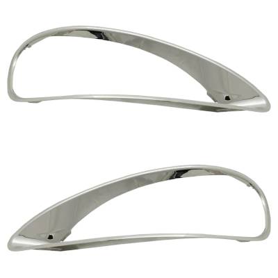 Rareelectrical - New Front Left And Front Right Headlight Bezel Compatible With Freightliner Columbia 120 4 Cyl 8.5L - Image 4
