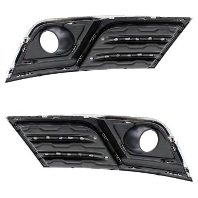 Rareelectrical - New Front Left And Front Right Fog Light Trim Compatible With Chevrolet Traverse Ltz Traverse - Image 5