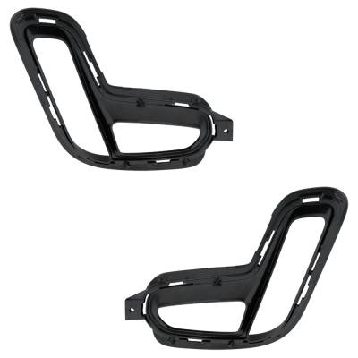 Rareelectrical - New Front Left And Front Right Fog Light Trim Compatible With Dodge Durango Srt Hellcat Plus 8 Cyl - Image 4