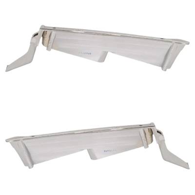 Rareelectrical - New Pair Of Headlight Bezel Compatible With Freightliner Fld120 Fld12066s 6 Cyl 14.9L Fld112 - Image 5