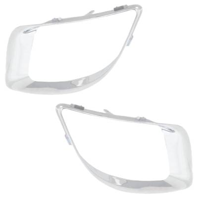 Rareelectrical - New Front Left And Front Right Fog Light Trim Compatible With Dodge Durango Limited Durango Sxt - Image 2