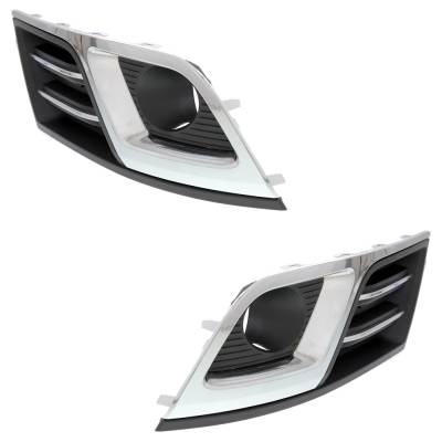 Rareelectrical - New Front Left And Front Right Fog Light Trim Compatible With Chevrolet Traverse Premier Traverse - Image 2