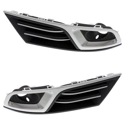 Rareelectrical - New Front Left And Front Right Fog Light Trim Compatible With Chevrolet Traverse Premier Traverse - Image 4
