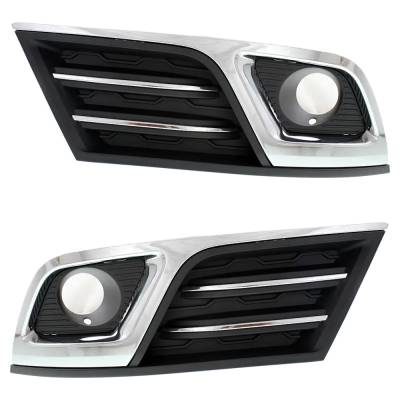 New Front Left And Front Right Fog Light Trim Compatible With Chevrolet Traverse Ltz Traverse