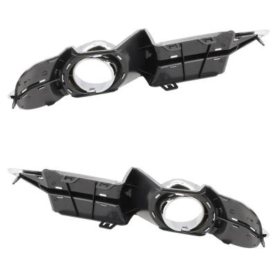 Rareelectrical - New Front Left And Front Right Fog Light Trim Compatible With Chevrolet Malibu Lt 4 Cyl 2.4L Malibu - Image 6