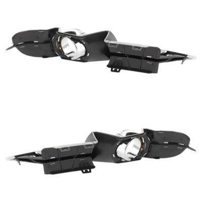 Rareelectrical - New Front Left And Front Right Fog Light Trim Compatible With Chevrolet Malibu Lt 6 Cyl 3.5L Malibu - Image 5