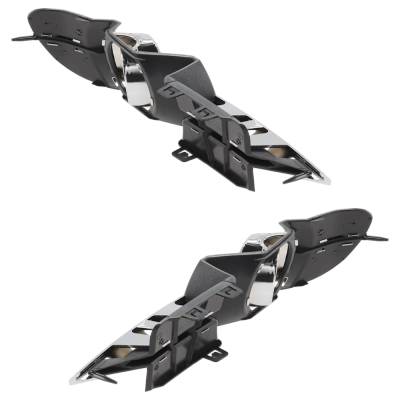 Rareelectrical - New Front Left And Front Right Fog Light Trim Compatible With Chevrolet Malibu Ltz 4 Cyl 2.4L Malibu - Image 4