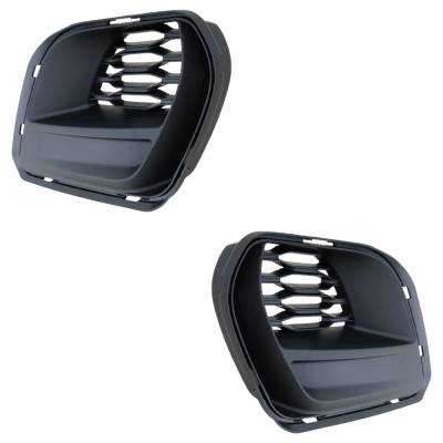 Rareelectrical - New Pair Of Fog Light Trim Compatible With Dodge Charger Srt Hellcat Redeye Widebody 8 Cyl 6.2L - Image 3