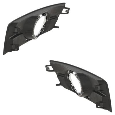 Rareelectrical - New Front Left And Front Right Fog Light Trim Compatible With Cadillac Srx Base 6 Cyl 3.0L Srx - Image 4