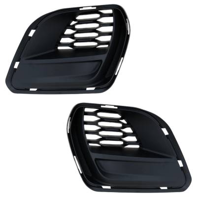 Rareelectrical - New Pair Of Fog Light Trim Compatible With Dodge Charger Srt Hellcat Redeye Widebody 8 Cyl 6.2L - Image 2