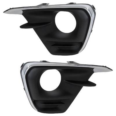 Rareelectrical - New Front Left And Front Right Fog Light Trim Compatible With Chevrolet Spark Lt Spark Ls 2016-2018 - Image 2