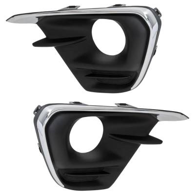 Rareelectrical - New Front Left And Front Right Fog Light Trim Compatible With Chevrolet Spark Ls Spark Lt 2016-2018 - Image 1