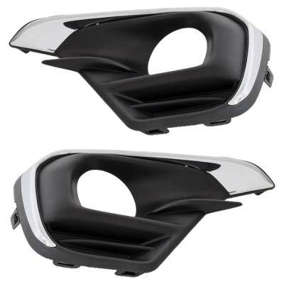 Rareelectrical - New Front Left And Front Right Fog Light Trim Compatible With Chevrolet Spark Ls Spark Lt 2016-2018 - Image 6