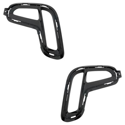 Rareelectrical - New Front Left And Front Right Fog Light Trim Compatible With Dodge Durango Srt 8 Cyl 6.4L Durango - Image 2