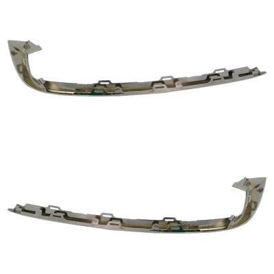 Rareelectrical - New Pair Of Grille Trim Compatible With Acura Tlx Base 6 Cyl 3.5L Tlx Sh-Awd 6 Cyl 3.5L 2018-2020 By - Image 5