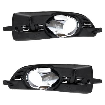 Rareelectrical - New Front Left And Front Right Fog Light Trim Compatible With Buick Lacrosse Base 4 Cyl 2.4L - Image 4