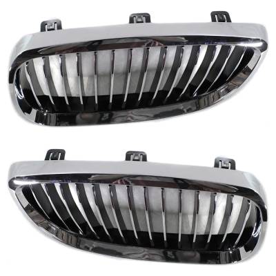 Rareelectrical - New Pair Of Grille Assembly Compatible With Bmw X5 Xdrive35d 6 Cyl 3.0L X5 Xdrive50i 8 Cyl 4.4L - Image 4