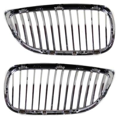 Rareelectrical - New Pair Of Grille Assembly Compatible With Bmw X5 Xdrive50i 8 Cyl 4.4L X5 Xdrive35d 6 Cyl 3.0L - Image 5