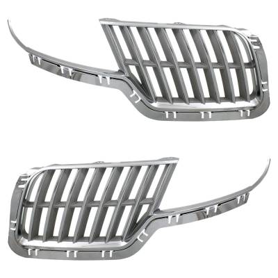 Rareelectrical - New Pair Of Grille Assembly Compatible With Lincoln Mkz Base 6 Cyl 3.5L Mkz Hybrid 4 Cyl 2.5L - Image 1
