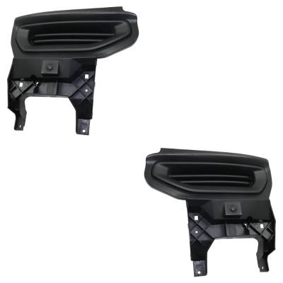 New Front Left And Front Right Fog Light Cover Compatible With Gmc Sierra 1500 Slt Sierra 1500