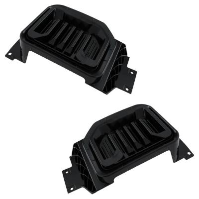 Rareelectrical - New Front Left And Front Right Fog Light Cover Compatible With Gmc Sierra 3500 Hd Base 8 Cyl 6.6L - Image 3